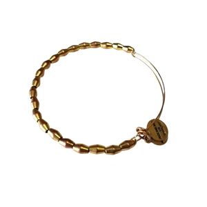 Alex and Ani Rafaelian Gold Beaded Layer Bracelet